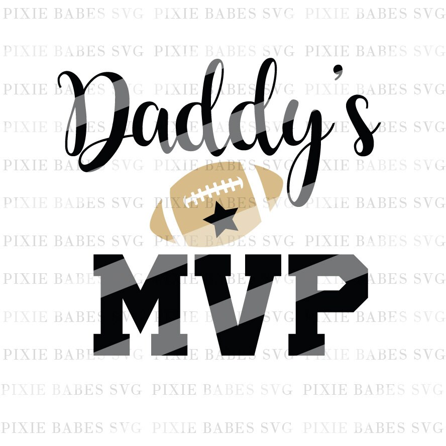 Download Daddy's MVP SVG Football svg Mama's Boy svg Baby