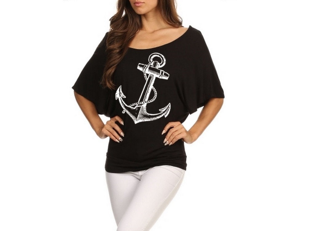 ladies anchor shirt