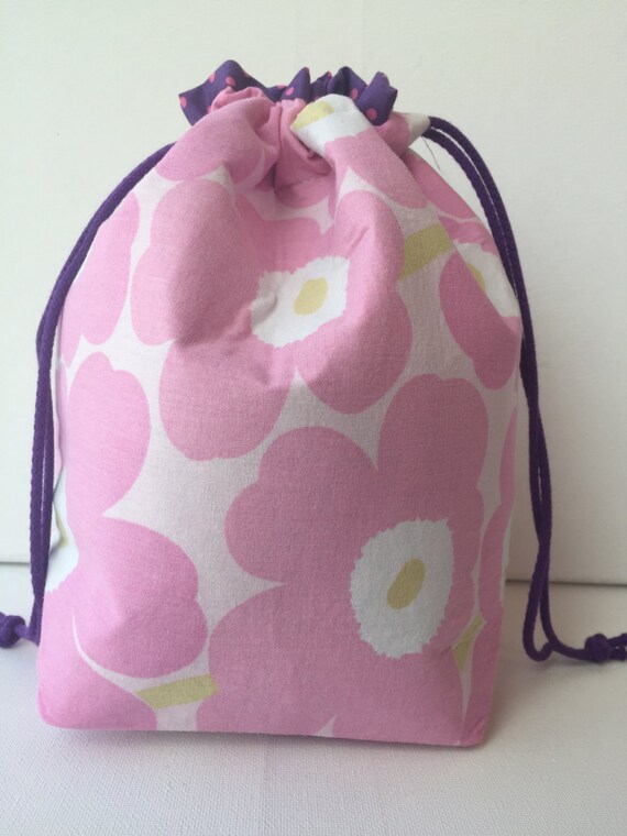 Knitting Project Bag Drawstring Small