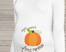 mommy's little pumpkin maternity shirt