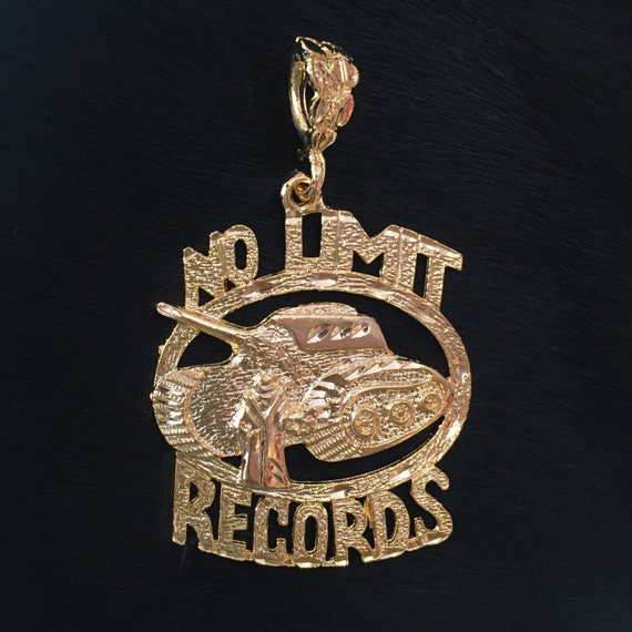 90s NO LIMIT Records Master P Gold Plated Pendant ONLY