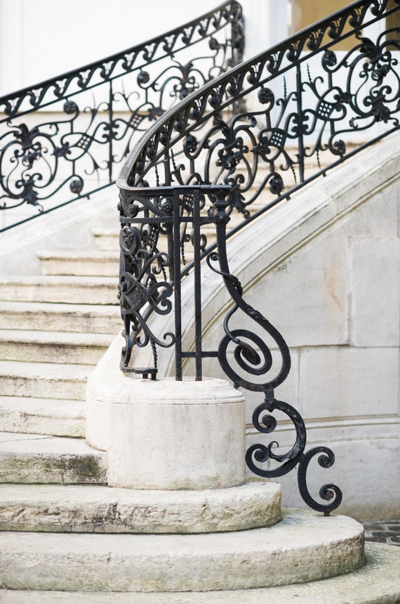 Paris photographie filigrane escalier décor par georgiannalane Escalier décor Métal