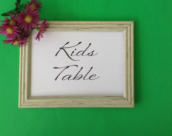 Printable Sign, Party Sign, Kids Table