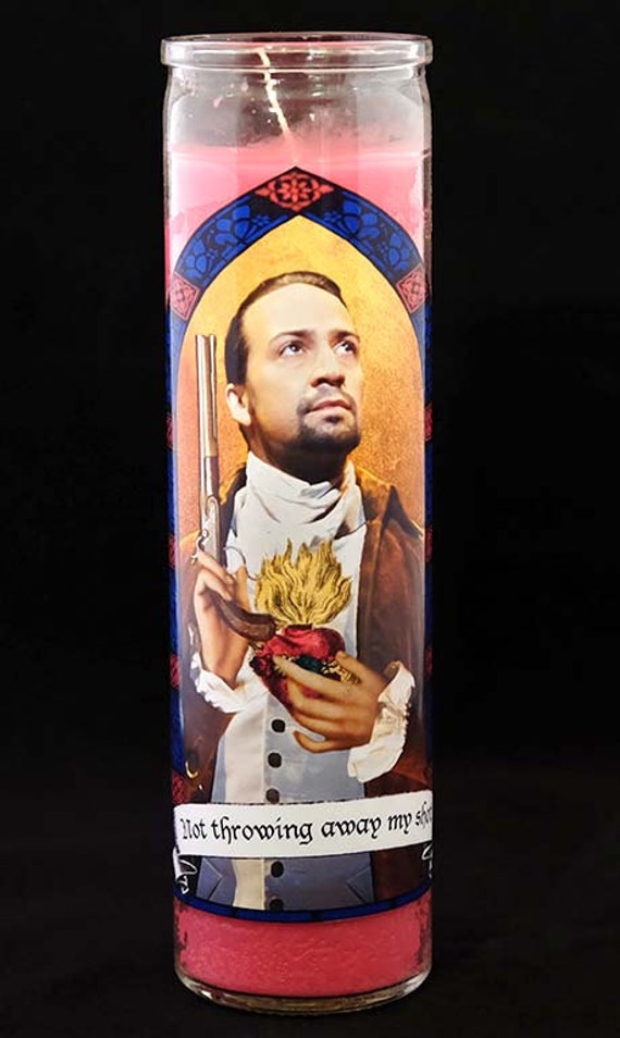 Saint Hamilton Prayer Candle / Hamilton Musical / Lin Manuel-Miranda