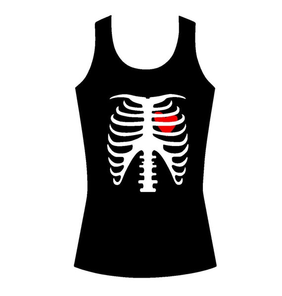 Rib cage with heart tank