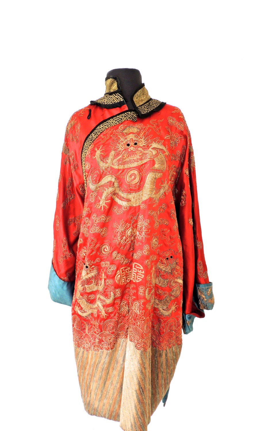 antique ceremonial kimono robe late 1800s by mkmack on Etsy