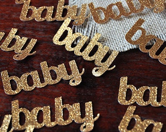 Baby Confetti for Baby Shower Table Decoration 25CT. Handcrafted in 2-3 Business Days.