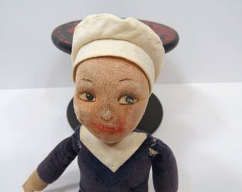 Vintage Sailor Doll by Norah Welling Jollyboy British Navy Doll Hand Painted Face