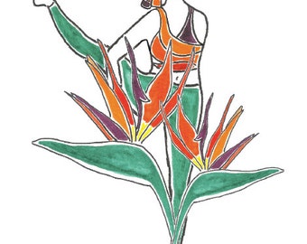 yoga postcard make it possible yoga greeting card