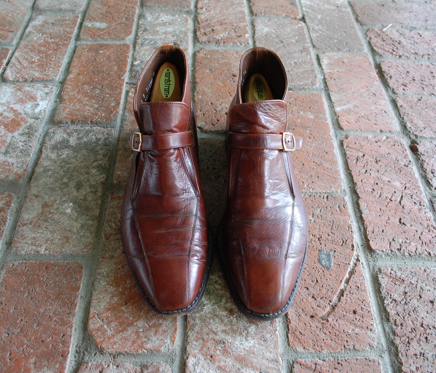 Vintage Mens 12 Florsheim Imperial Monk Strap Ankle Boots Boot