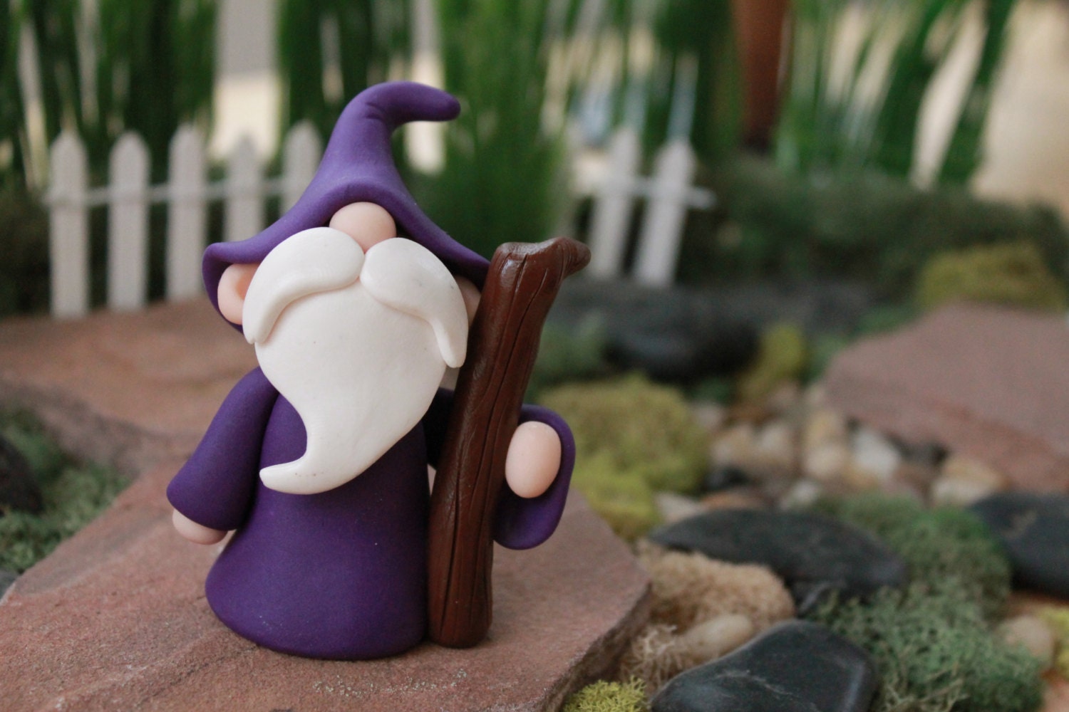 Polymer Clay Wizard Miniature Wizard Mini Clay Wizard