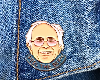 Bernie Sanders Pin, Bernie Pin, Feel The Bern, Enamel Pin, President, Soft Enamel Pin, Jewelry, Art, Gift (PIN39)