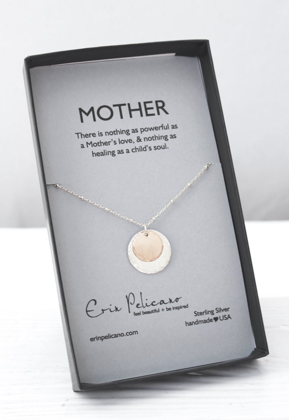 Mother Necklace. Mom Necklace Gift. Birthday Gift by erinpelicano