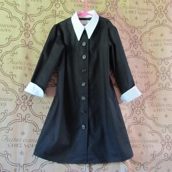 Girl's Wednesday Addams Little Black Dress All by EraOfMakeBelieve