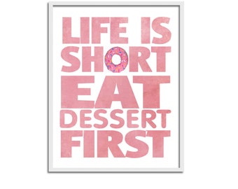 Eat dessert first | Etsy