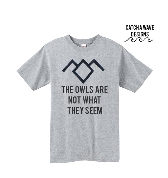 Owl Cave symbol t-shirt the owls are not what they seem t