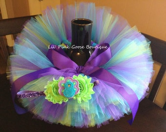 BABY HALLOWEEN COSTUME, Baby Peacock Costume, Peacock Tutu Set, Baby Peacock, Peacock Halloween Costume, Peacock Birthday, Cake Smash Tutu