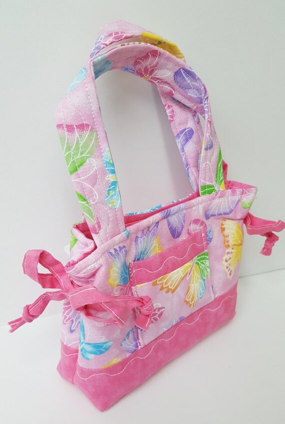 Butterfly Purse Pink Little Girl Purse Girls Purse Toddler