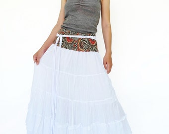 In My Mouth Please Tiered Prairie Skirt