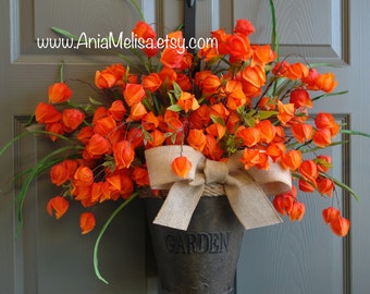 summer wreath fall wreaths for front door wreaths door decorations Thanksgiving outdoor wreath birthday gift