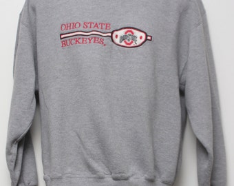 Rare 90's Vintage "OHIO STATE BUCKEYES" Sweatshirt Sz: Large (Exclusive)