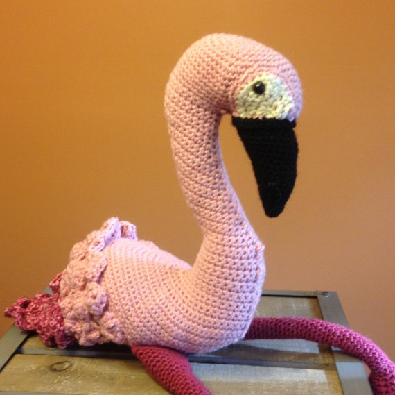 flamingo stuffed animal pattern