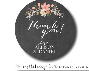 Chalkboard wedding stickers, chalkboard stickers, chalkboard gift tags, wedding favor tags, personalized wedding stickers, labels chalkboard