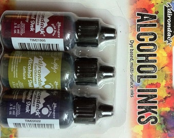 Tim Holtz Adirondack Alcohol Inks - Farmers Market Set of 3, .5oz bottles