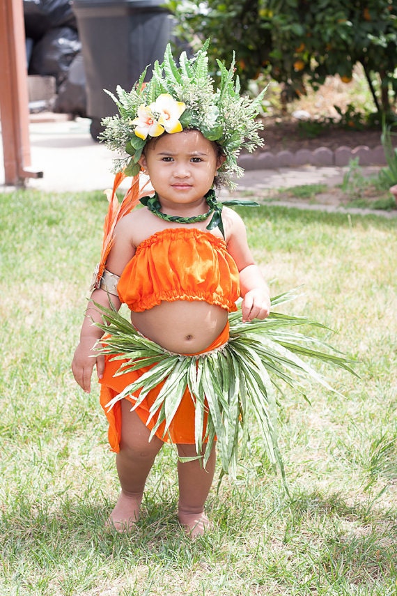 Tahitian And Cook Island Tamari'i Costume Set Children