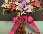 Paper flower bouquet anniversary gift posy First anniversary gift
