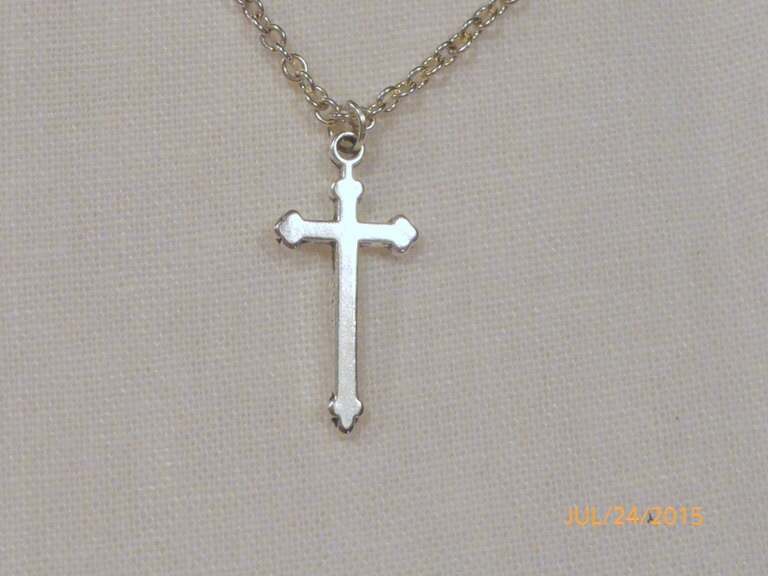 Cross necklace Gothic style ladies necklace gift for her