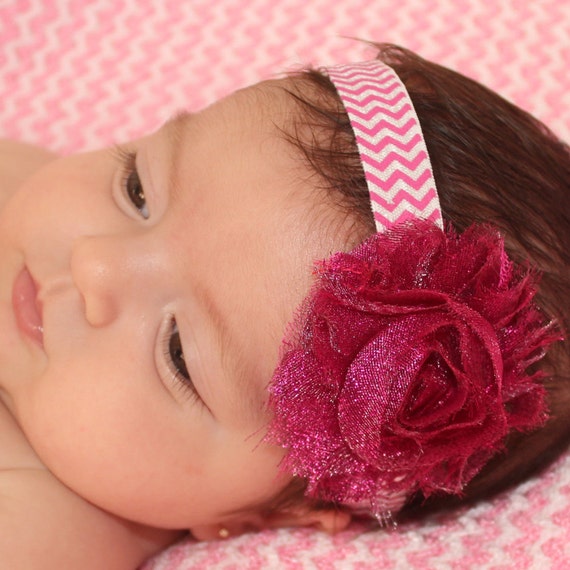 Infant Headbands Hot Pink Headband Pink Headband Baby