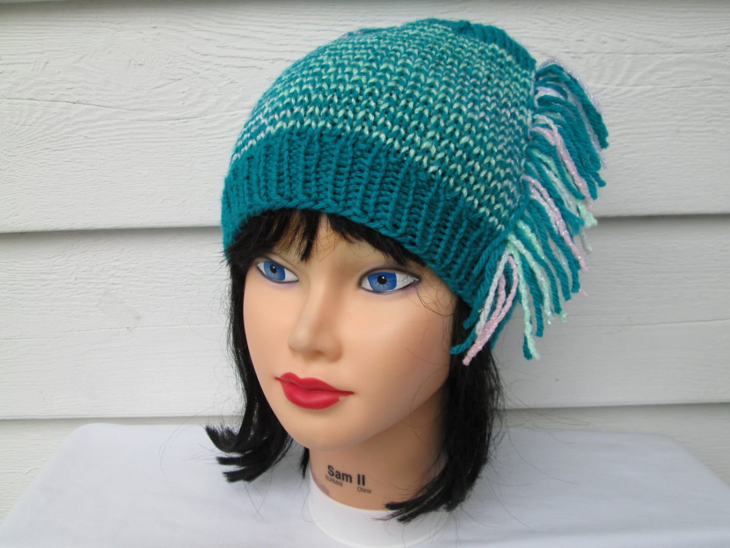 Crochet Hat crochet beanie tassels Fall Autumn by Ritaknitsall