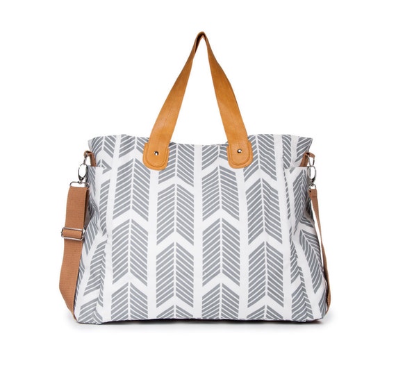 gray arrows weekender tote bag large tote gray arrows weekender tote bag large tote