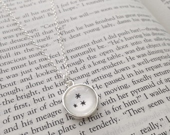 Handmade Harry Potter Star Necklace // Book Page Star Necklace // Harry Potter Jewelry