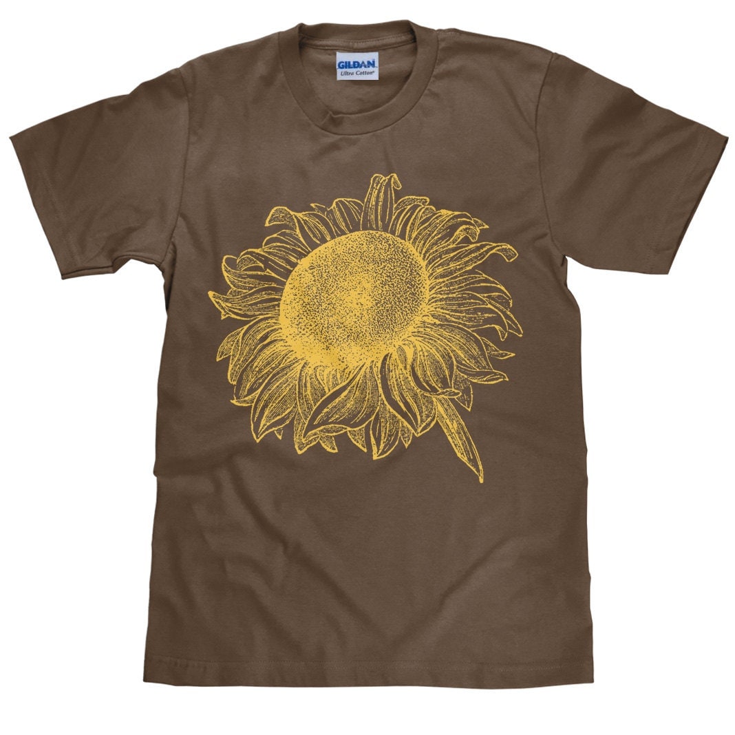 Sunflower Tee Shirt Womens Sunflower T Shirt Item 