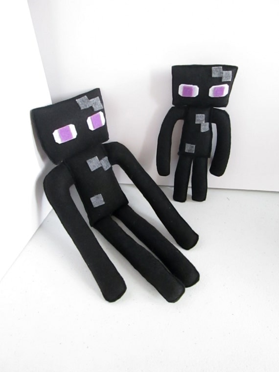 Enderman Plush Inspired by Minecraft Felt Plushie The End