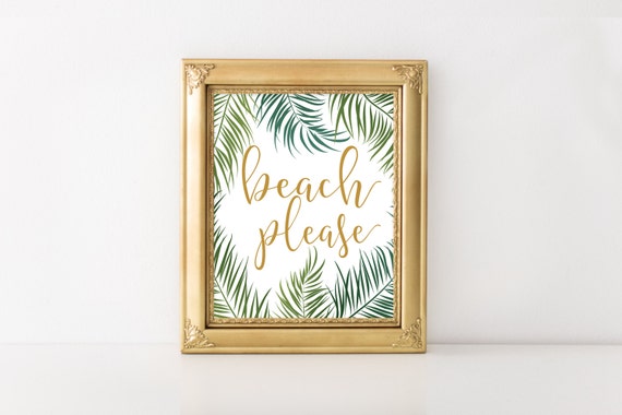 Beach Please Printable