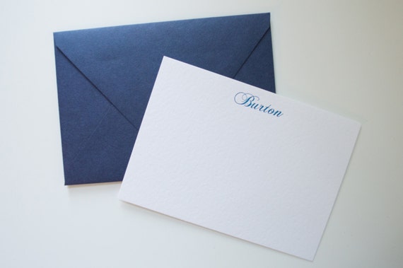 Navy Blue 4 bar envelopes - set of 10 - high quality (Wholesale Pricing)