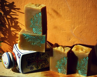 Moroccan Mint Solid Shampoo Bar Natural Hair Care Extra Nourishing Patchouli Spearmint Lavender 80g / 2.82oz