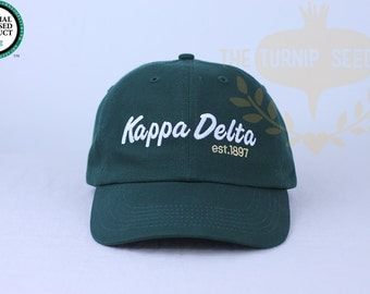 Kappa Delta Baseball Cap - Team Script - Custom Color Hat and Embroidery.