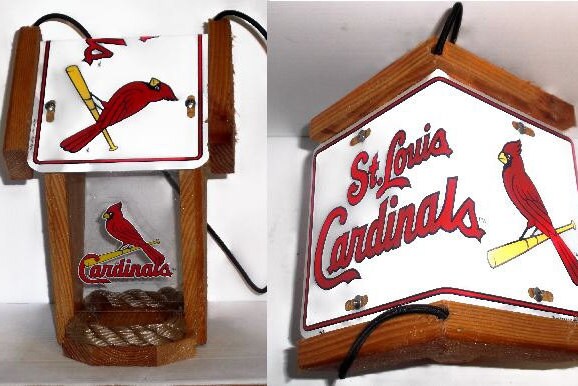 st louis cardinals two sided cedar bird feeder 2 st louis cardinals two sided cedar bird feeder 2