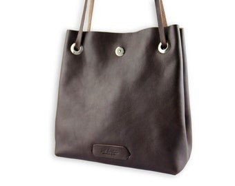Posh bucket bag #toxleather | Brown leather bucket | Handmade shoulder | Crossbody bag