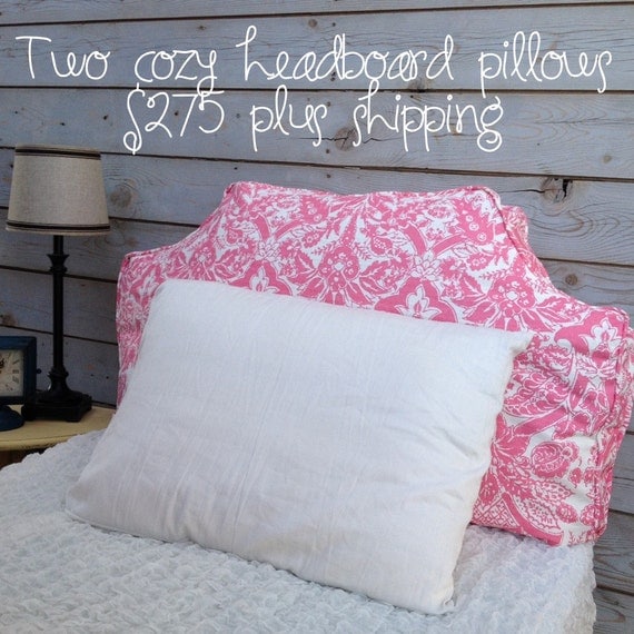 Dorm Room DuoHeadboard Pillow by BedheadDesigns on Etsy