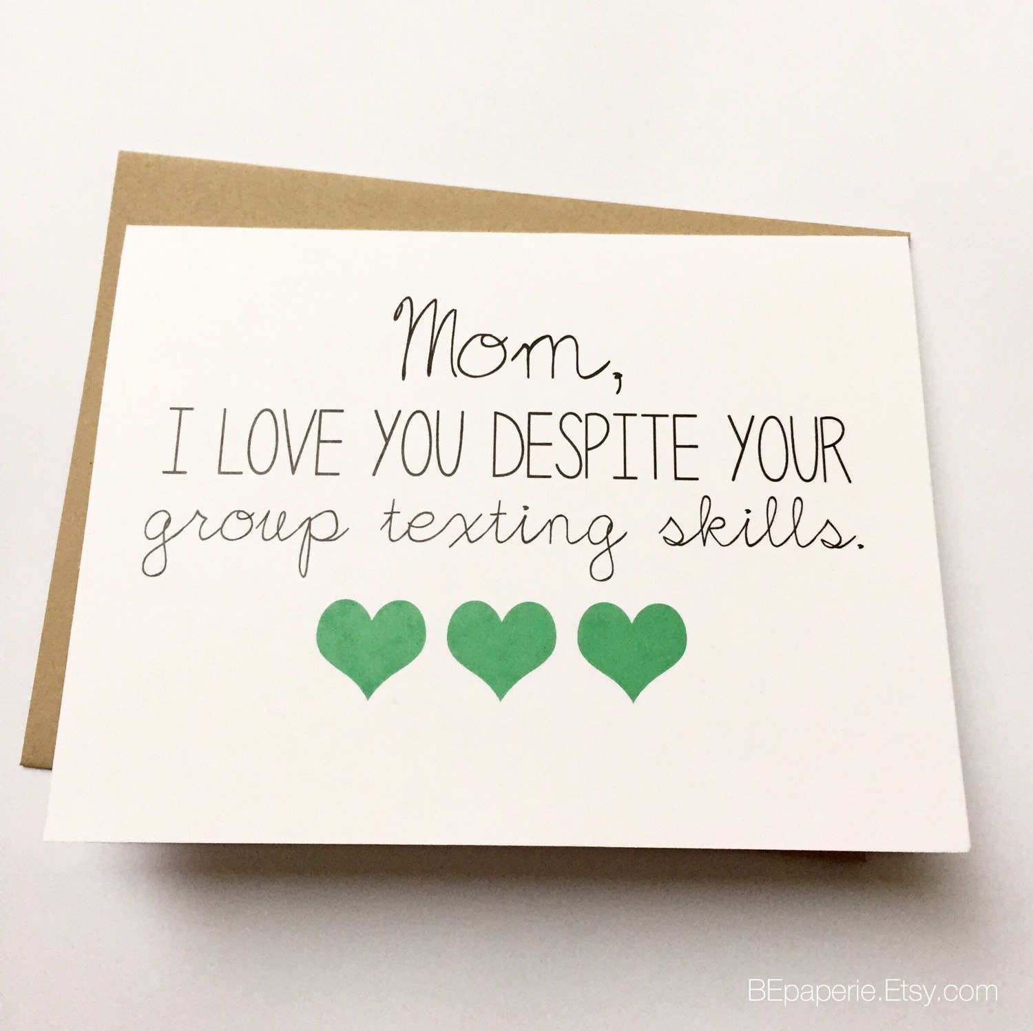 Funny Mom Card Mother's Day Card Mom Birthday Card