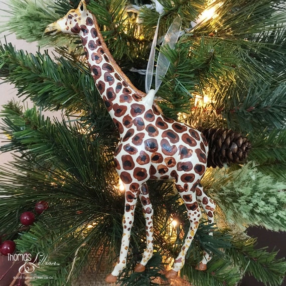 Giraffe Christmas Ornament 