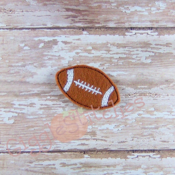 Football feltie embroidery design Football feltie embroidery design