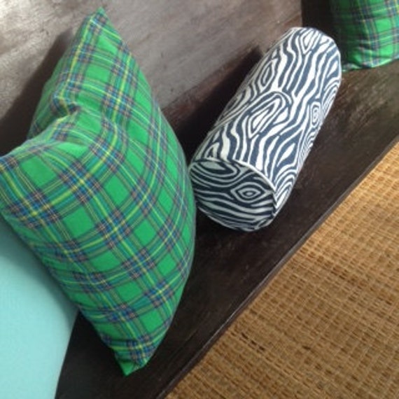 Custom Bolster Pillow Cover with Piping and Zipper choose