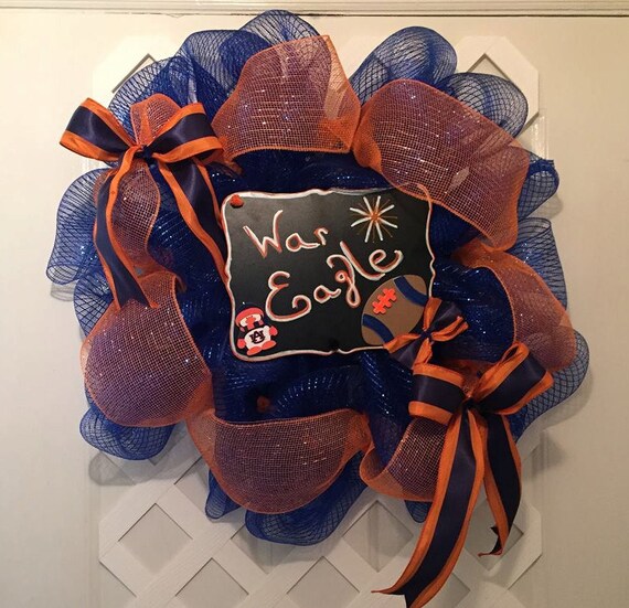 Auburn War Eagle Wreath - Auburn Tigers - War Eagle Wreath - War Eagle - Gus Bus - SEC Football - Collegeiate Sports - SEC Football - SEC