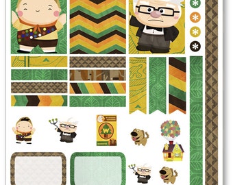 Wilderness Explorer Decorating Kit / Weekly Spread Planner Stickers for Erin Condren Planner, Filofax, Plum Paper